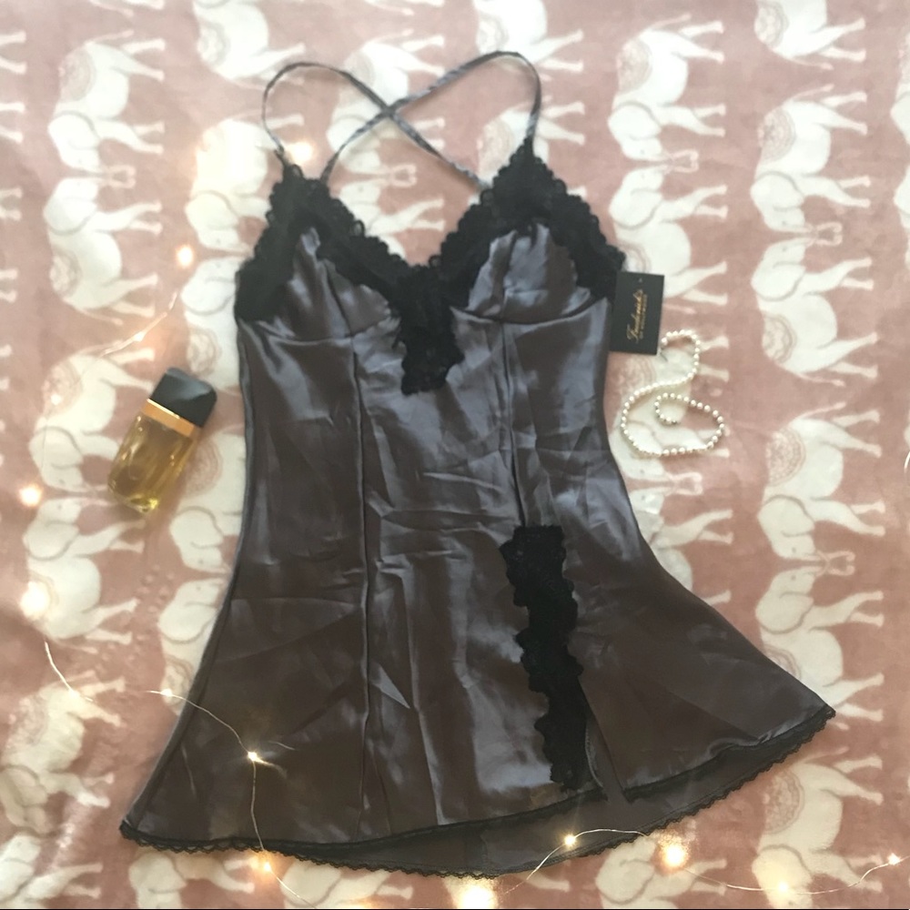 Satin Chemise Babydoll